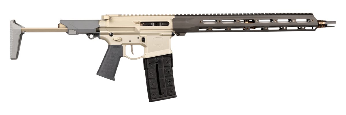Q Honey Badger CA Compliant 5.56 Nato 16in Clear Anodized Cerakote Aluminum