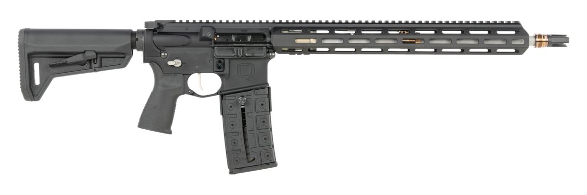 Q Sugar Weasel CA Compliant 5.56 Nato 10+1 16inBlack Cerakote Aluminum Rece