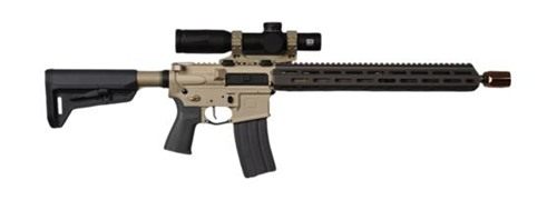 Q Sugar Weasel CA Compliant 5.56 Nato 10+1 16inBlack Cerakote Aluminum Rece view 2