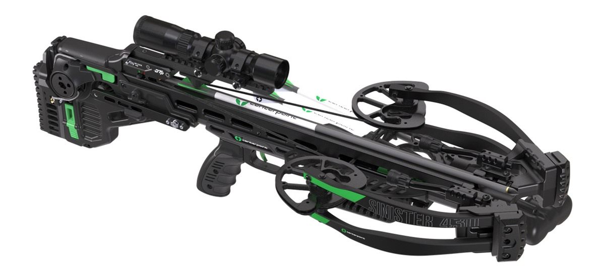 Ravin Crossbows Centerpoint Xbow Sinister 430d Integrated Cocking 430fps Bl