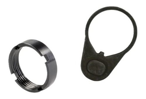 Vktr White Label Armory WLA-BUF-7006-01 Mil-Spec End Plate Kit Black Alumin view 2