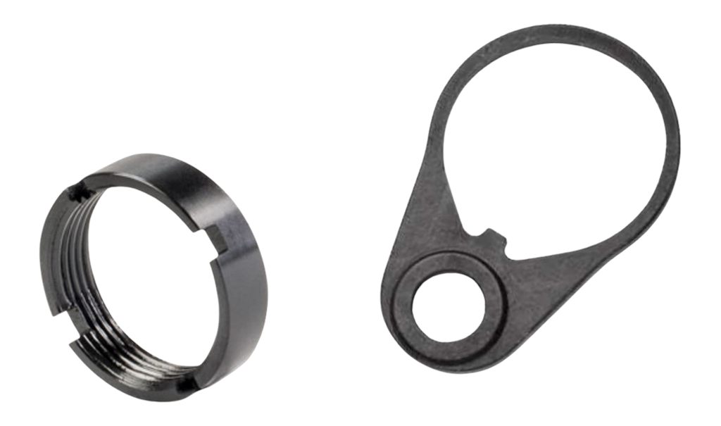 White Label Armory WLA-BUF-7007-01 Quick Detach End Plate Kit Black Aluminu