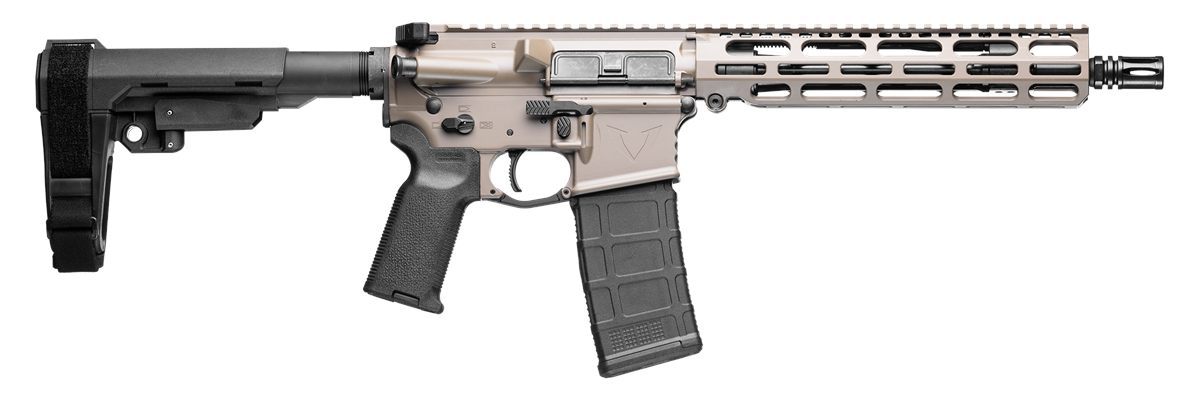 Vktr Industries V31100916618 Forged 5.56 Nato 10.50in SBA3 Brace Flat Dark