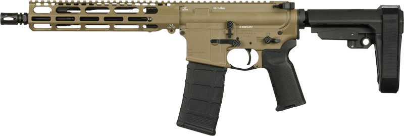 Vktr Industries V31100916618 Forged 5.56 Nato 10.50in SBA3 Brace Flat Dark view 3