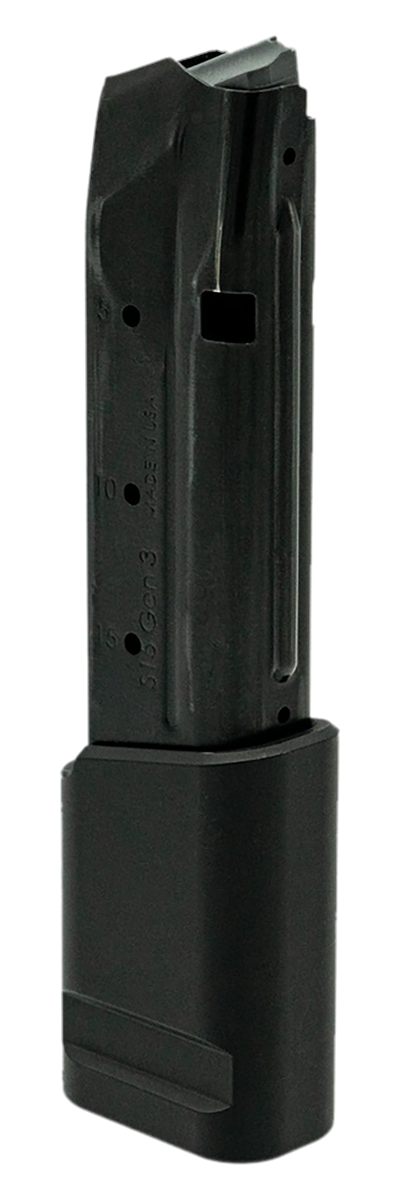 Shield Arms S15ME10INSBLK Extended 10rd Compatible w/ Magazine Black Alumin