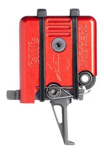 Cmc Triggers AR-15/10 Single Stage Component Flat 3.5 lb Small Pin Red