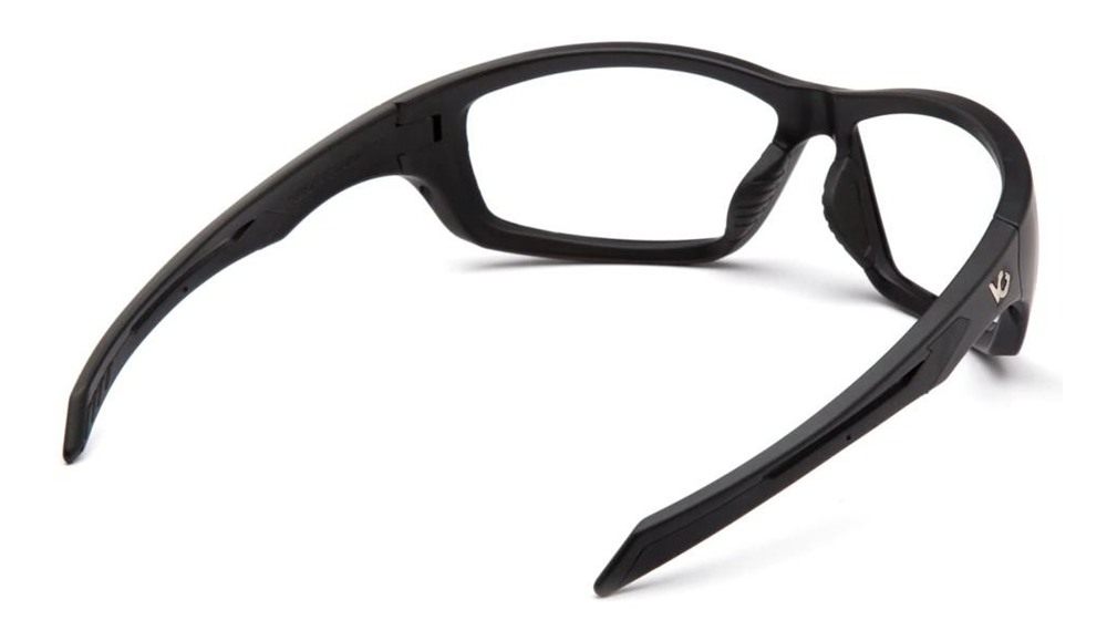 Pyramex Venture Gear Howitzer Shooting Glasses Black with Clear Anti-Fog Le view 2