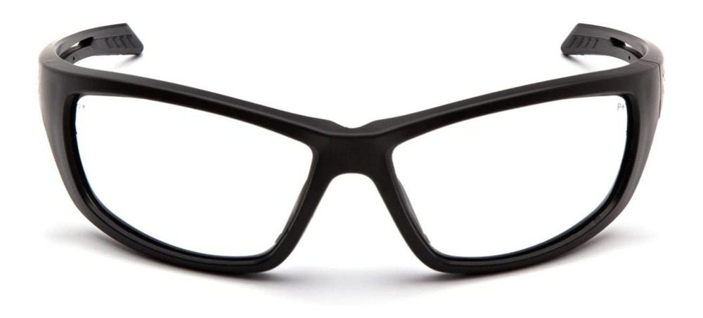 Pyramex Venture Gear Howitzer Shooting Glasses Black with Clear Anti-Fog Le view 3