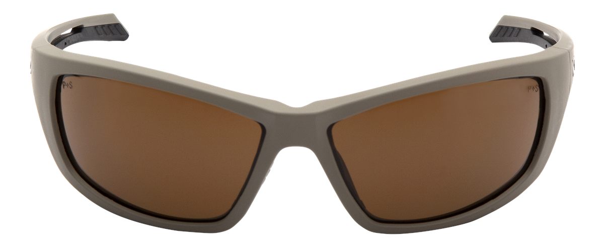 Pyramex VGST1318T Howitzer Glasses Bronze Lens Anti-Fog Tan