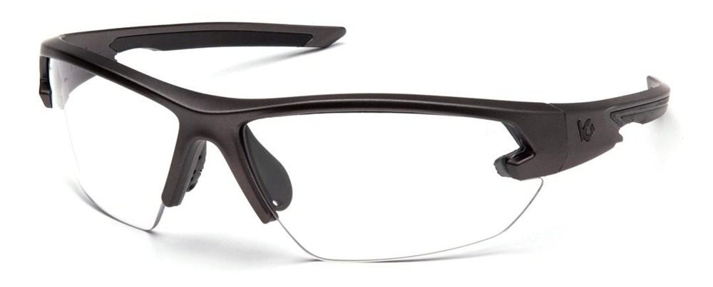 Pyramex Venture Gear Semtex 2.0 Shooting Glasses Gun Metal with Clear Anti view 4