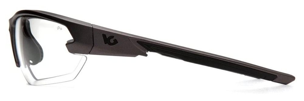 Pyramex Venture Gear Semtex 2.0 Shooting Glasses Gun Metal with Clear Anti view 5