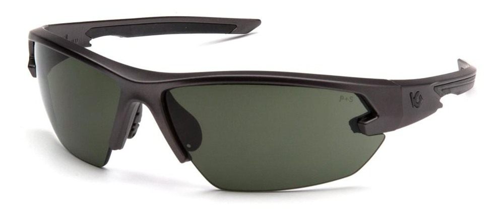 Pyramex Venture Gear Semtex 2.0 Shooting Glasses Gun Metal with Forest Grey view 4