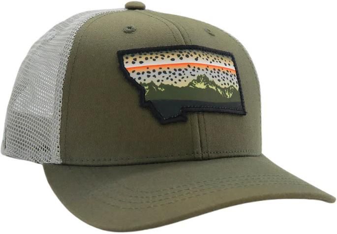 Wild Ryw Montana Rainbow Hat Grn/lt Gray Standard Fit