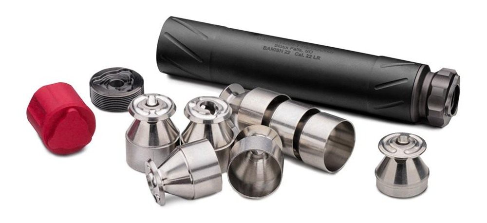 Banish 22 Direct Thread Suppressor Cal Titanium 1/2inx28 5.37in Length