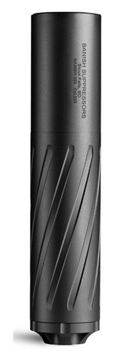 Banish 223 Direct Thread Suppressor .223 Rem/5.56mm Titanium 1/2"x28 Black