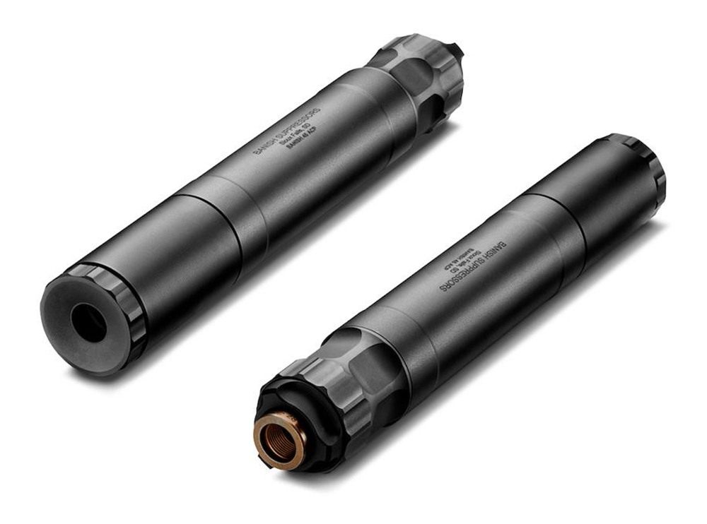 Banish 45 Direct Thread Suppressor Auto Titanium/Aluminum .578x28 Black 8.6 view 2