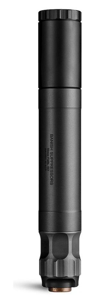 Banish 45 Direct Thread Suppressor Auto Titanium/Aluminum .578x28 Black 8.6 view 5