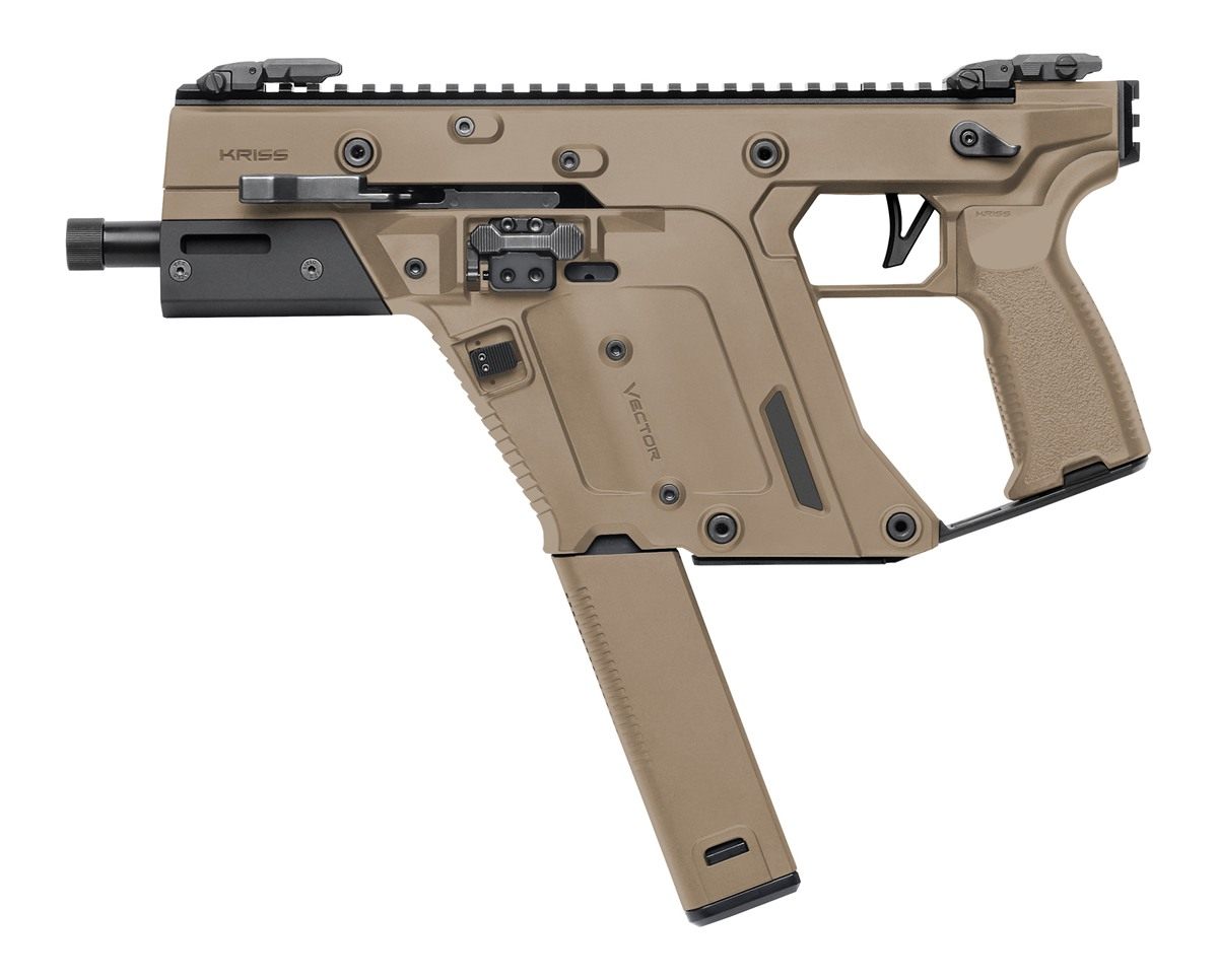 KRISS USA Vector SDP G3 Pistol 10MM 5.5in Threaded 33RD FDE view 2