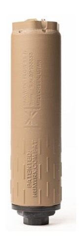 Huxwrx Safety Flow 9K TI Suppressor 9mm Luger 1/2x28 Thread FDE