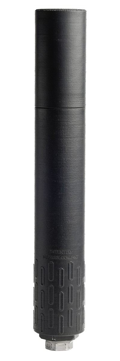 Huxwrx Safety Huxwrk Flow 45 M Handgun Suppressor ACP 8.5in Black
