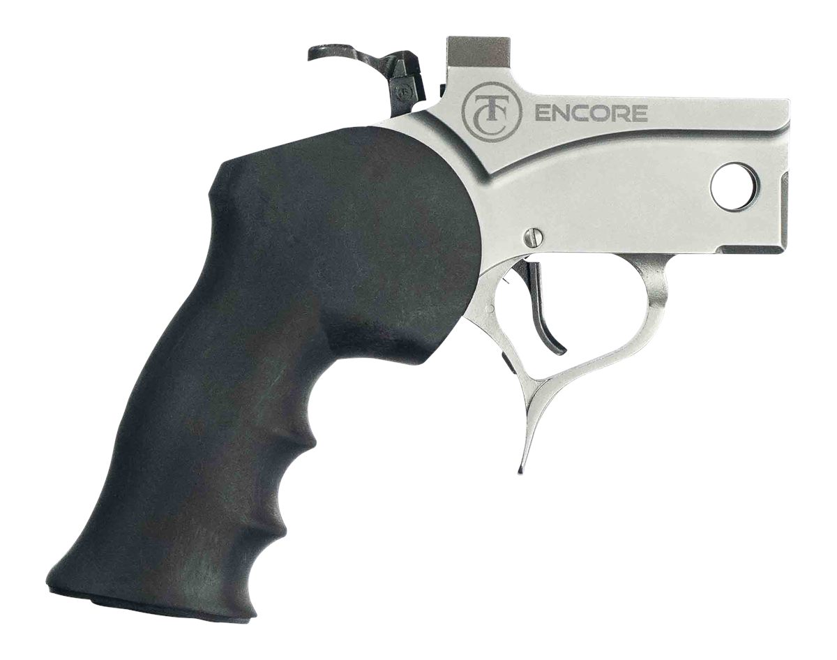 Center Thompson Arms Encore Prohunter Pistol Stainless Steel w/Rubber Grip