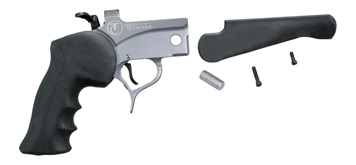 Center Thompson Arms Encore Prohunter Pistol Stainless Steel w/Rubber Grip view 2