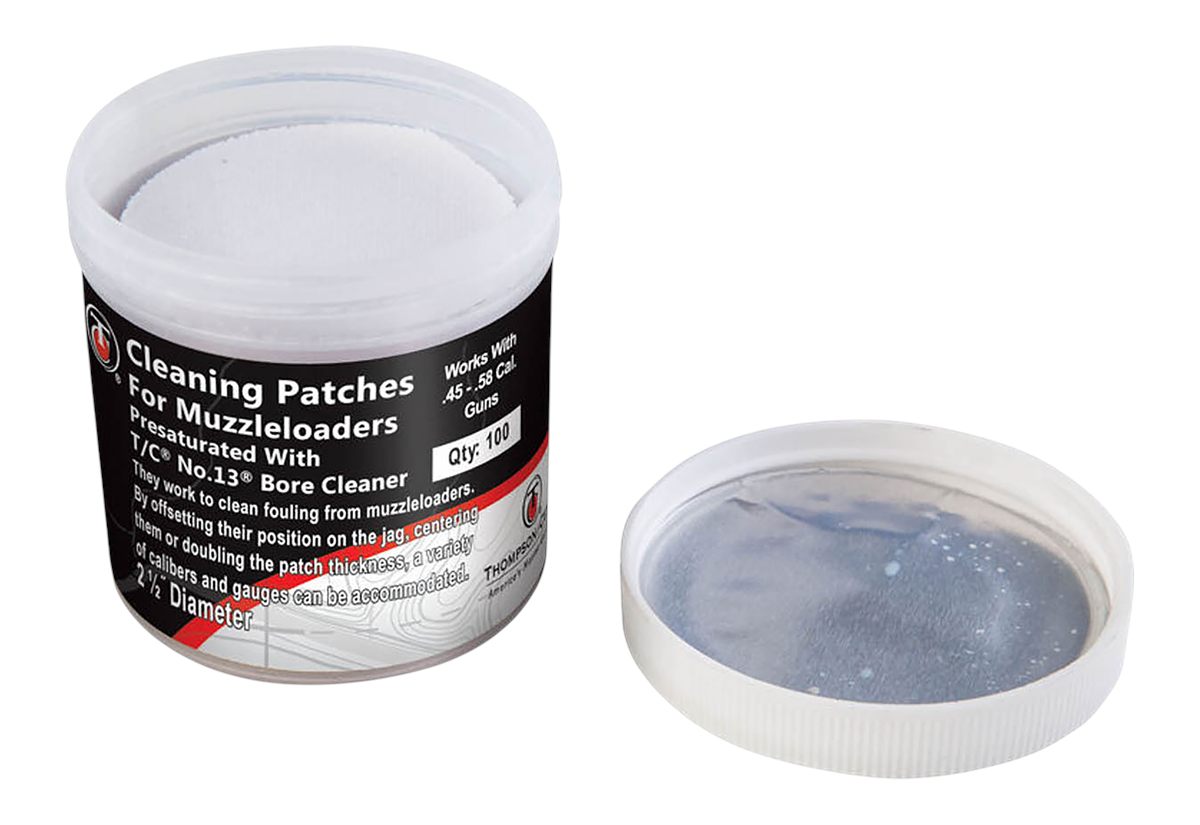 Thompson Center Arms 9036R Cleaning Patches Muzzleloader 2.50in Cotton 100