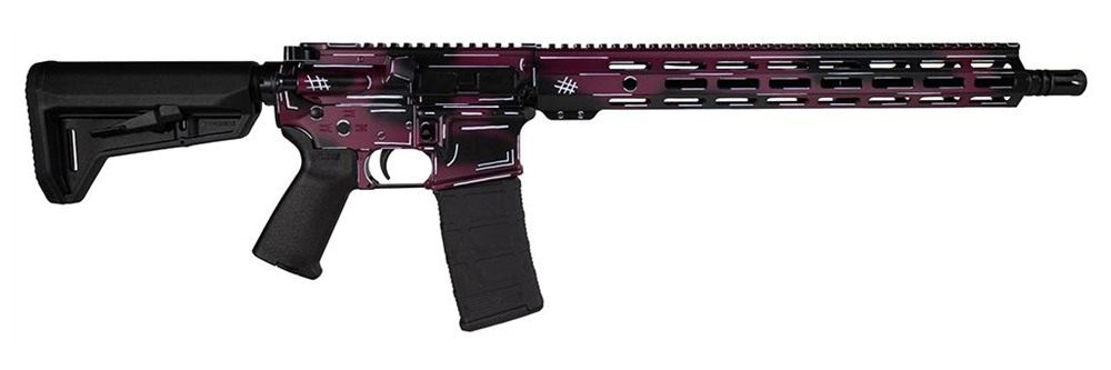 Shark Coast Tactical Anime- Black Cherry Rifle 5.56mm 10rd Magazine 16in Ba view 2