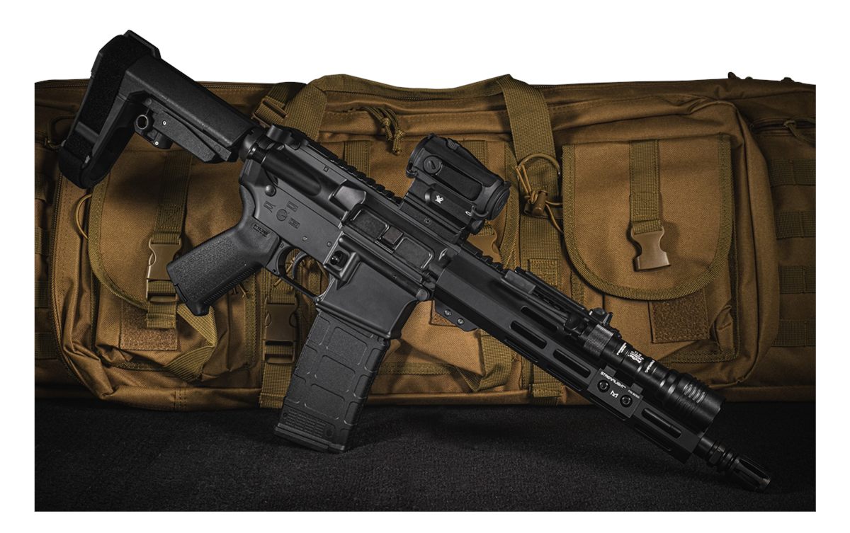 Shark Coast Tactical Midnight AR Pistol Bundle 5.56mm 30rd Magazine 10.5''