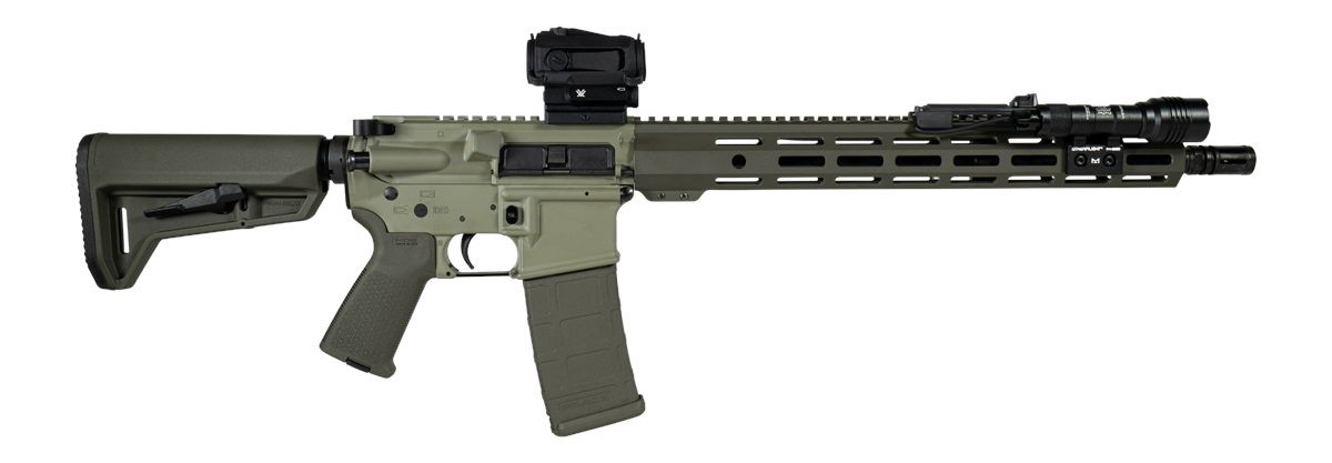 Shark Coast Tactical SCC04137GKNL Grassy Knoll Bundle 5.56 Nato 30+1 16in B
