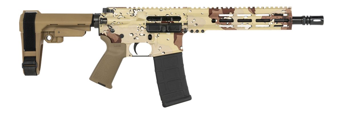 Shark Coast Tactical SCC07145CHCHIP-P Chocolate Chip 5.56 Nato 30+1 10.50in