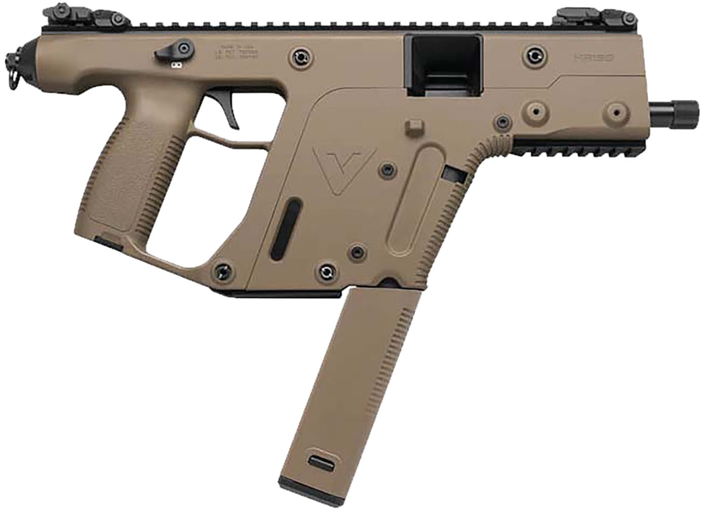 KRISS USA KV90PFD20 Vector SDP Gen2 9mm Luger 40+1 5.50in Black Nitride Thr view 2