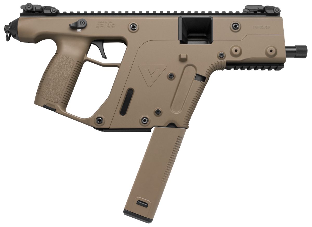 KRISS USA KV45PFD20 Vector CRB Gen2 45 ACP 30+1 Black Nitride Threaded Barr view 2