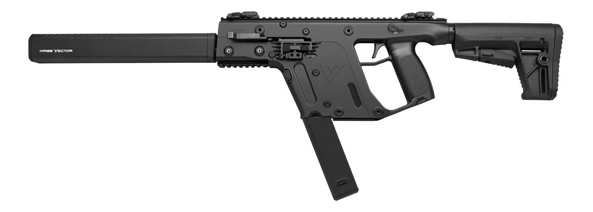 KRISS USA KV45CBL20 Vector CRB Gen2 45 ACP 30+1 16in Black Chrome Moly Barr view 2