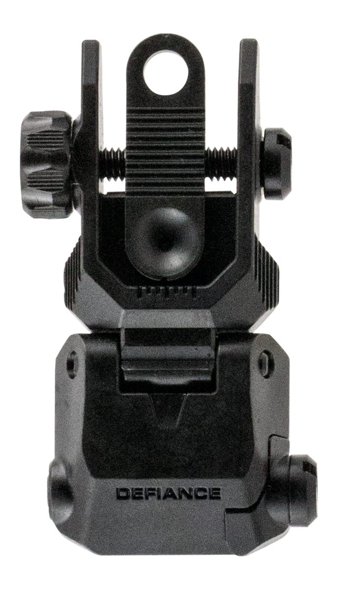 Kriss USA DARSBL00 Defiance Rear Flip-Up Black AR-15 Low Profile Steel