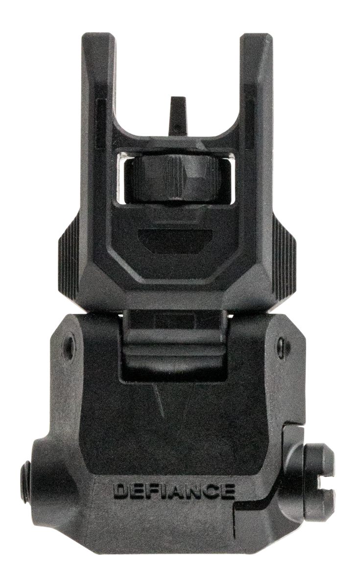Kriss USA DAPFSBL00 Defiance Front Flip-Up Black AR-15 Low Profile Polymer