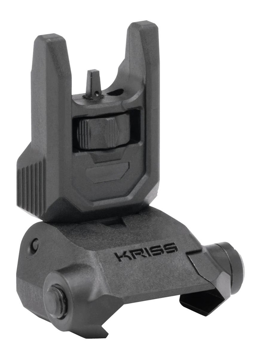 Kriss USA DAPFSBL00 Defiance Front Flip-Up Black AR-15 Low Profile Polymer view 2
