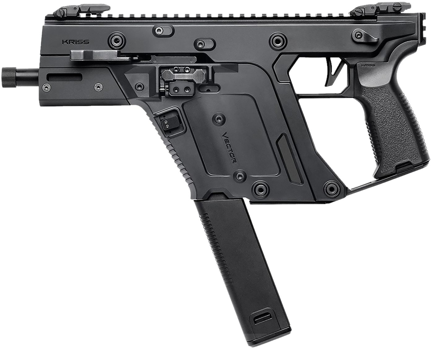 Kriss Usa KV103PBL00 Vector SDP Gen3 10mm Auto 33+1 5.50in Black Nitride Th