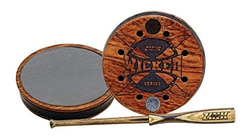 Zink Wicked Series Hunting Pot Turkey Call | Wood/Acrylic Durable Weatherpr