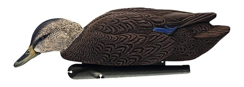 Avian X Topflight Black Realistic Duck Decoy Sets with Flocked Bodies, 6 Un view 3