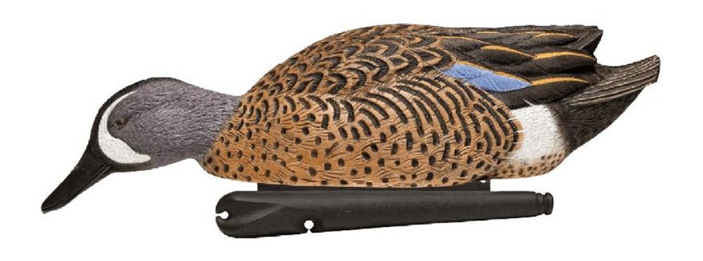 Avian X Topflight Blue-Winged Teal Decoys, Realistic Floating Duck for Hunt view 3