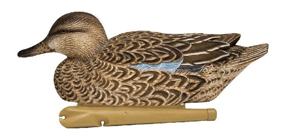 Avian X Topflight Blue-Winged Teal Decoys, Realistic Floating Duck for Hunt view 4
