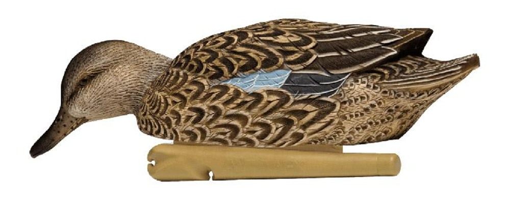 Avian X Topflight Blue-Winged Teal Decoys, Realistic Floating Duck for Hunt view 5
