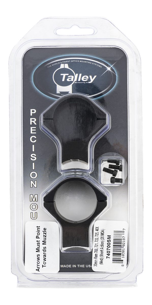 Talley 740700SM 30MM Model 700-721-722-725-40X (Med) (Short Action 20 MOA)