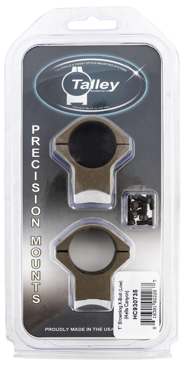 Talley Manufacturing HC930735 Scope Mount/Ring Combo Burnt Bronze Aluminum