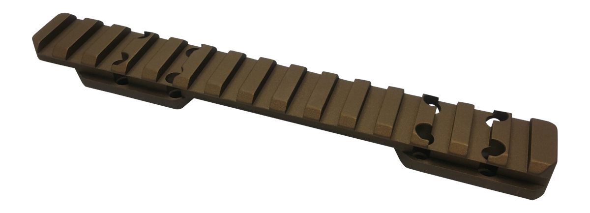Talley PL0SB735 Picatinny Base for Browning X-Bolt (Long Action) (Smoke Bro