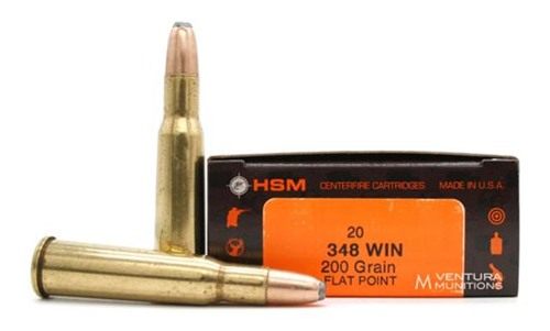 HSM Classic Rifle Ammunition .348 Win 200gr SP 2450 fps 20/ct