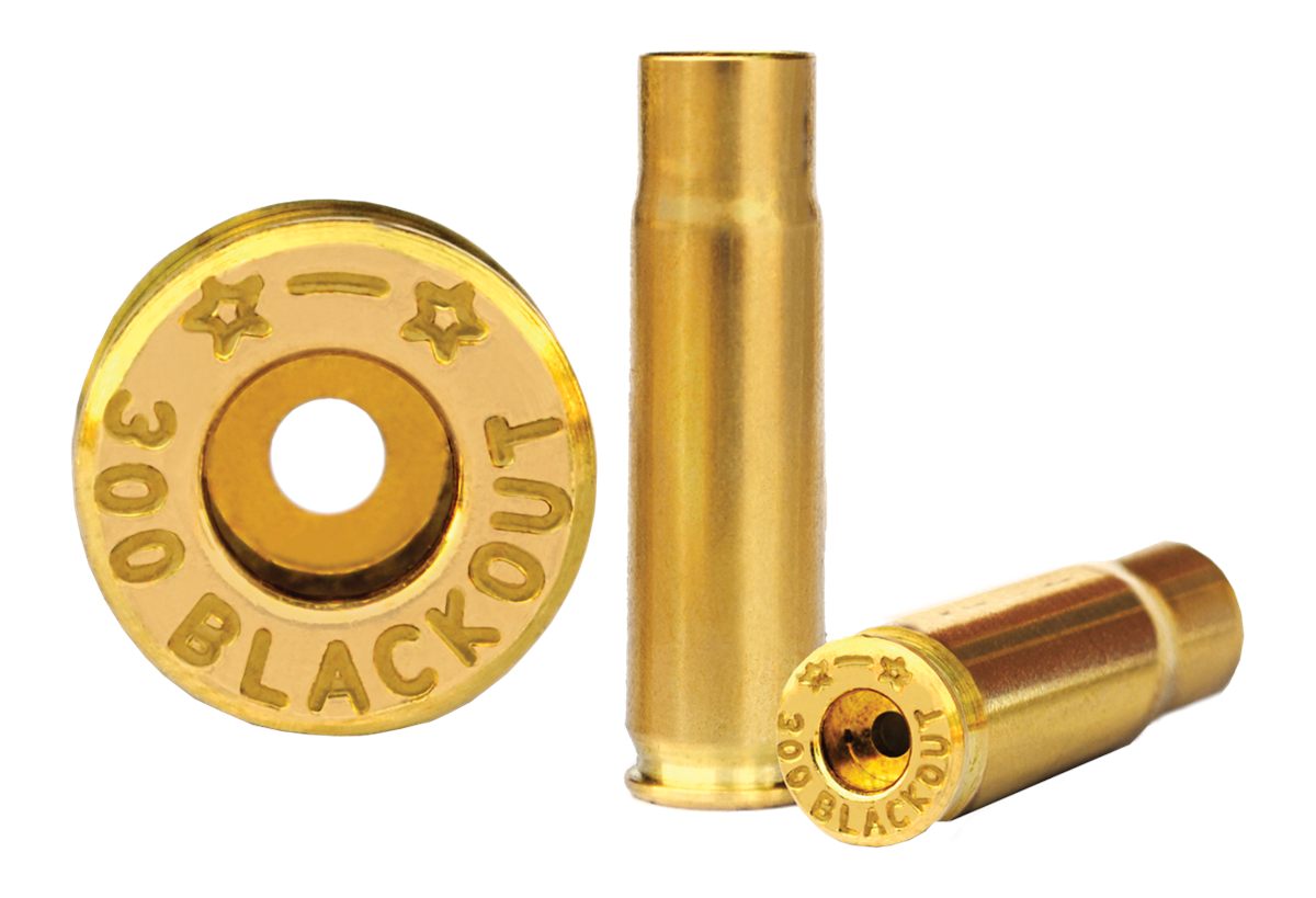 Starline Brass 300BLKEUP100 Unprimed Cases 300 Blackout Rifle 100 Per Bag