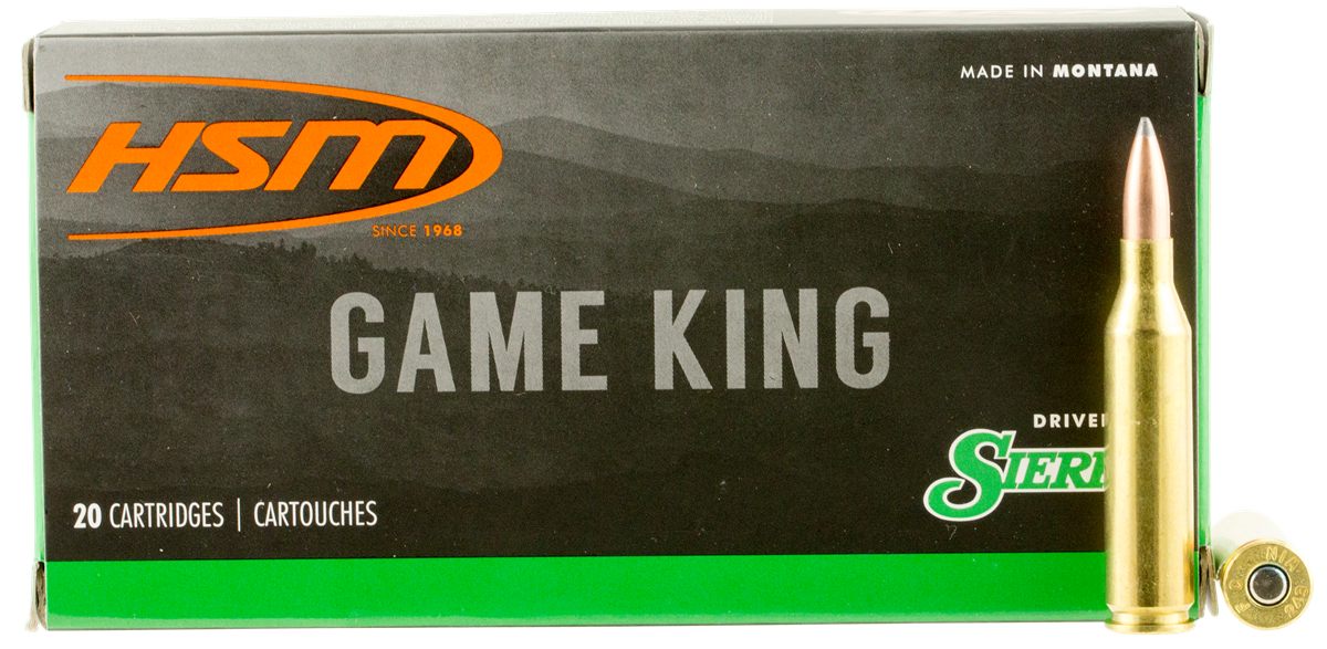 HSM 24317N Game King 243 Win 100 gr Sierra Spitzer Boat Tail 20 Per Box/ 25