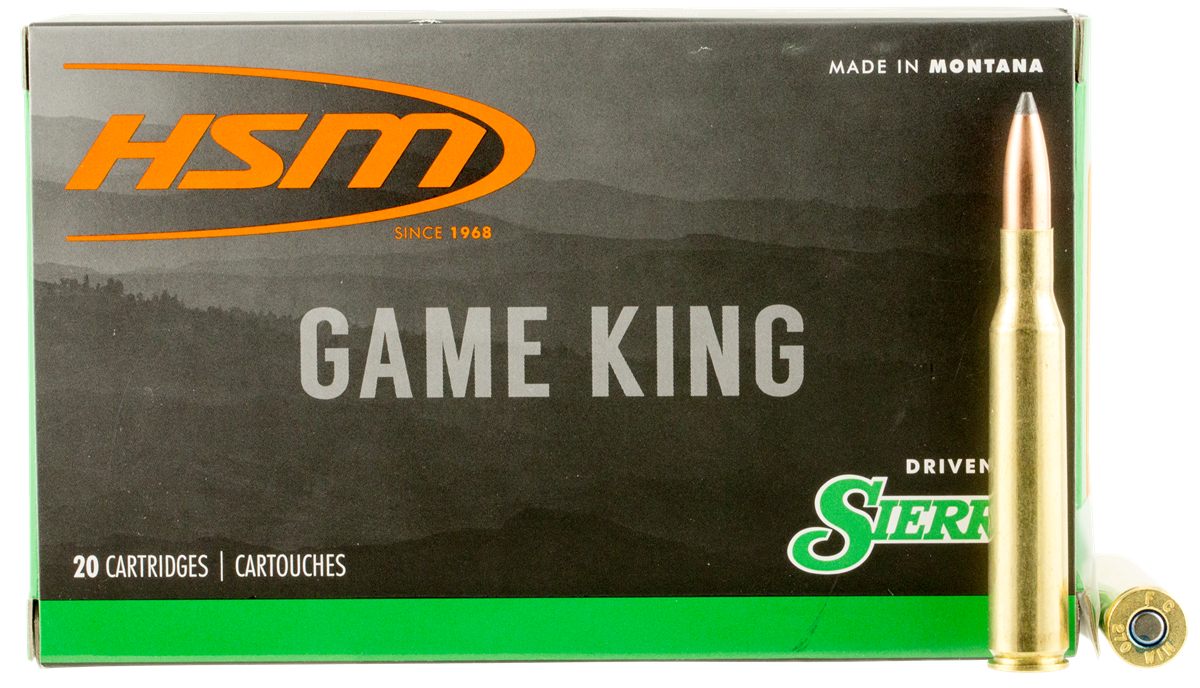 HSM 27013N Game King 270 Win 150 gr Sierra Spitzer Boat Tail 20 Per Box/ Ca